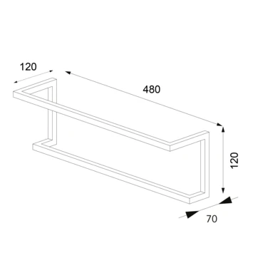 Sealskin Carré Handdoekrek 48 Cm Wit 10 Sealskin Carré Handdoekrek 48 Cm Wit - Afbeelding 8