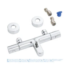 Grohe Thermostatische Badkraan Precision Joy Chroom 15 Cm 8 Grohe Thermostatische Badkraan Precision Joy Chroom 15 Cm -Badkamer Verkoop 123 106
