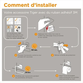 Tiger Handdoekrek Colar RVS 11 Tiger Handdoekrek Colar RVS - Afbeelding 9