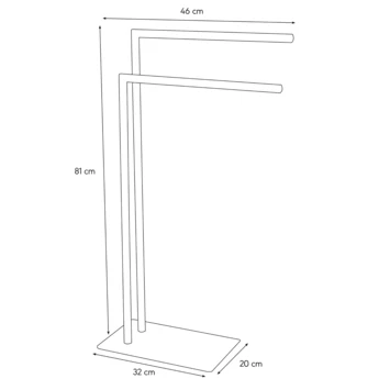 Sealskin Handdoekrek Tube Metaal Chroom 8 Sealskin Handdoekrek Tube Metaal Chroom - Afbeelding 6