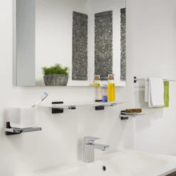 Tiger Planchet Zenna Chroom/Wengé 10 Tiger Planchet Zenna Chroom/Wengé -Badkamer Verkoop 123 1254