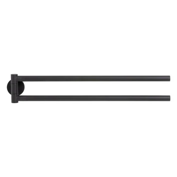 Tiger Handdoekhouder Noon 2-armig Zwart 4 Tiger Handdoekhouder Noon 2-armig Zwart - Afbeelding 2