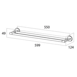 Tiger Handdoekhouder Noon Dubbel Zwart 11 Tiger Handdoekhouder Noon Dubbel Zwart -Badkamer Verkoop 123 1280