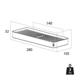 Tiger Planchet Cooper 28 Cm RVS/zwart 15 Tiger Planchet Cooper 28 Cm RVS/zwart -Badkamer Verkoop 123 1310
