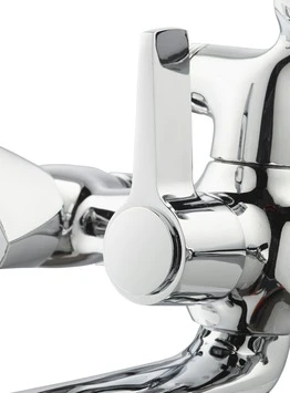 OK Badkraan 2-knops Chroom 4 OK Badkraan 2-knops Chroom - Afbeelding 2