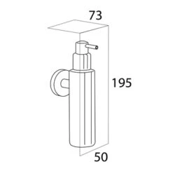 Tiger Zeepdispenser Boston Hangend Chroom 9 Tiger Zeepdispenser Boston Hangend Chroom -Badkamer Verkoop 123 1434
