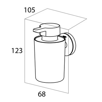 Tiger Zeepdispenser Urban Hangend Wit 12 Tiger Zeepdispenser Urban Hangend Wit - Afbeelding 10