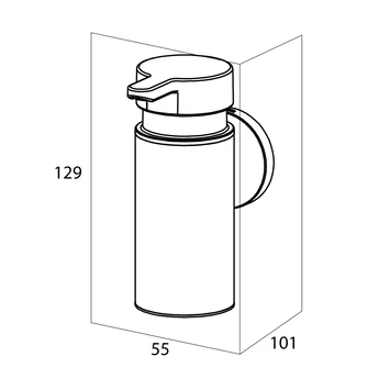 Tiger Zeepdispenser Noon Medium Zwart 11 Tiger Zeepdispenser Noon Medium Zwart - Afbeelding 9