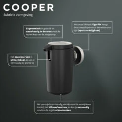 Tiger Zeepdispenser Cooper 175ml 12 Tiger Zeepdispenser Cooper 175ml -Badkamer Verkoop 123 1488