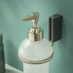 Tiger Zeepdispenser Cliqit Hangend Donkergrijs RVS 7 Tiger Zeepdispenser Cliqit Hangend Donkergrijs RVS -Badkamer Verkoop 123 1495