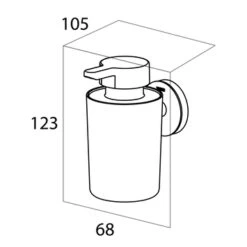 Tiger Zeepdispenser Urban Hangend Zwart 21 Tiger Zeepdispenser Urban Hangend Zwart -Badkamer Verkoop 123 1516