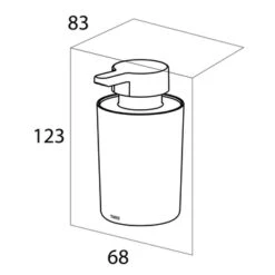 Tiger Zeepdispenser Urban Zwart 9 Tiger Zeepdispenser Urban Zwart -Badkamer Verkoop 123 1540