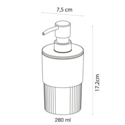 Sealskin Zeepdispenser Brave Staand Donkerroze 23 Sealskin Zeepdispenser Brave Staand Donkerroze -Badkamer Verkoop 123 1609