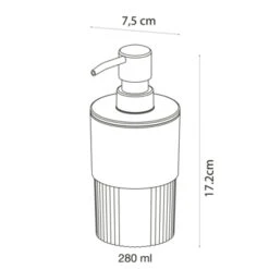 Sealskin Zeepdispenser Brave Staand Donkerroze 25 Sealskin Zeepdispenser Brave Staand Donkerroze -Badkamer Verkoop 123 1611