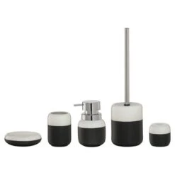 Sealskin Zeepdispenser Sphere Porcelein Zwart -Badkamer Verkoop 123 1623