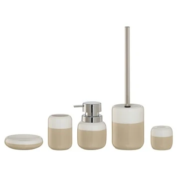 Sealskin Schaal Sphere Porcelein Zand 4 Sealskin Schaal Sphere Porcelein Zand - Afbeelding 2