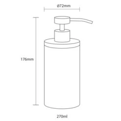 Sealskin Zeepdispenser Grace Wit 16 Sealskin Zeepdispenser Grace Wit -Badkamer Verkoop 123 1668