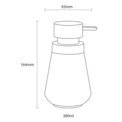 Sealskin Zeepdispenser Conical Porcelein Wit 19 Sealskin Zeepdispenser Conical Porcelein Wit -Badkamer Verkoop 123 1678