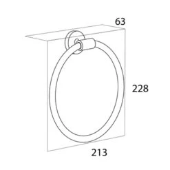 Tiger Handdoekring Boston RVS 9 Tiger Handdoekring Boston RVS -Badkamer Verkoop 123 1728