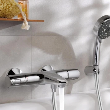 Grohe Thermostatische Badkraan Precision Trend Chroom 15 Cm 6 Grohe Thermostatische Badkraan Precision Trend Chroom 15 Cm - Afbeelding 4