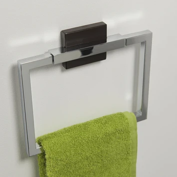 Tiger Zenna Handdoekring Chroom/wenge 5 Tiger Zenna Handdoekring Chroom/wenge - Afbeelding 3