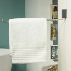 Tiger Handdoekrek Cliqit Donkergrijs RVS 9 Tiger Handdoekrek Cliqit Donkergrijs RVS -Badkamer Verkoop 123 1775