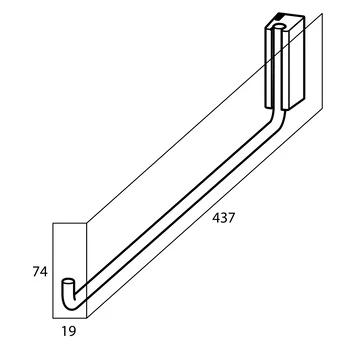 Tiger Handdoekrek Cliqit Donkergrijs RVS 7 Tiger Handdoekrek Cliqit Donkergrijs RVS - Afbeelding 5