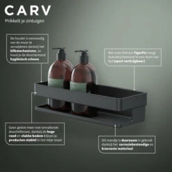 Tiger Douchemand Carv 28 Cm Zwart 16 Tiger Douchemand Carv 28 Cm Zwart -Badkamer Verkoop 123 1811