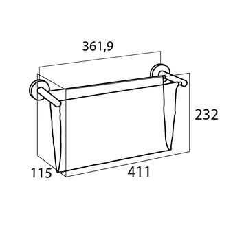 Tiger Magazine Houder Boston RVS Glans 6 Tiger Magazine Houder Boston RVS Glans - Afbeelding 4
