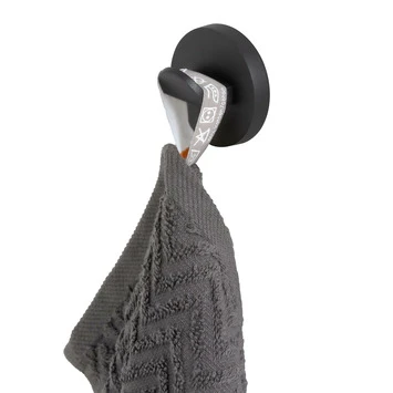 Tiger Handdoekhaak Noon Groot Zwart 4 Tiger Handdoekhaak Noon Groot Zwart - Afbeelding 2