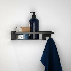 Tiger Douchemand Met Haak Caddy Zwart 16 Tiger Douchemand Met Haak Caddy Zwart -Badkamer Verkoop 123 1861