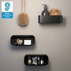 Tiger Wandrek/douchemand 2-store 25cm Zwart 27 Tiger Wandrek/douchemand 2-store 25cm Zwart -Badkamer Verkoop 123 1888