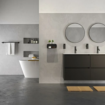 Tiger Wandrek/douchemand 2-store 25cm Zwart 14 Tiger Wandrek/douchemand 2-store 25cm Zwart - Afbeelding 12