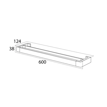 Tiger Dubbel Handdoekrek Ontario Chroom 4 Tiger Dubbel Handdoekrek Ontario Chroom - Afbeelding 2