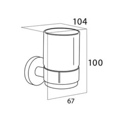 Tiger Bekerhouder Boston Met Beker Chroom 9 Tiger Bekerhouder Boston Met Beker Chroom -Badkamer Verkoop 123 1988