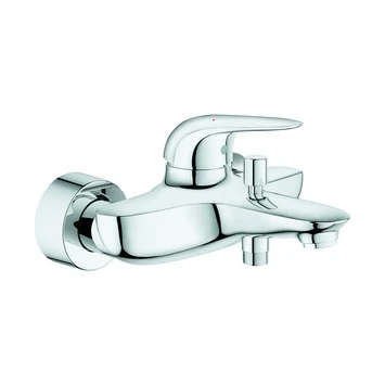 Grohe Badkraan Wave Chroom 15 Cm 3 Grohe Badkraan Wave Chroom 15 Cm