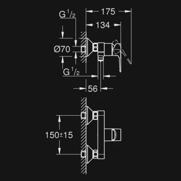 Grohe Douchemengkraan Start Edge 7 Grohe Douchemengkraan Start Edge - Afbeelding 5