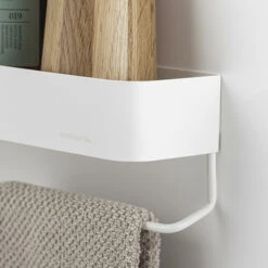 Sealskin Brix Wandrek Met Handdoekrek 35 Cm Wit 18 Sealskin Brix Wandrek Met Handdoekrek 35 Cm Wit -Badkamer Verkoop 123 2141