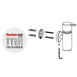 Marho Zeepdispenser Luxor Geborsteld Rvs 11 Marho Zeepdispenser Luxor Geborsteld Rvs -Badkamer Verkoop 123 2183