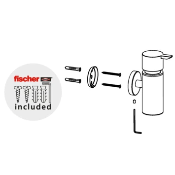 Marho Zeepdispenser Luxor Geborsteld Rvs 7 Marho Zeepdispenser Luxor Geborsteld Rvs - Afbeelding 5