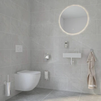 Marho Zeepdispenser Luxor Chroom 4 Marho Zeepdispenser Luxor Chroom - Afbeelding 2