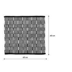 Sealskin Badmat Bandra 60x60cm Zwart -Badkamer Verkoop 123 2220