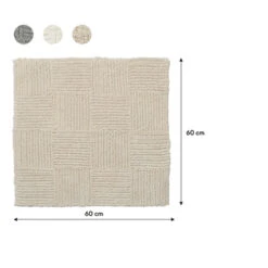 Sealskin Badmat Reverse 60x60cm Zand 16 Sealskin Badmat Reverse 60x60cm Zand -Badkamer Verkoop 123 2248