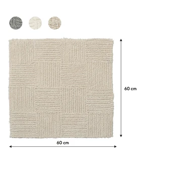 Sealskin Badmat Reverse 60x60cm Zand 9 Sealskin Badmat Reverse 60x60cm Zand - Afbeelding 7