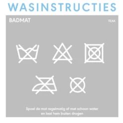 Sealskin WC Mat Woodblock Teak 60x60 Cm 13 Sealskin WC Mat Woodblock Teak 60x60 Cm -Badkamer Verkoop 123 2265