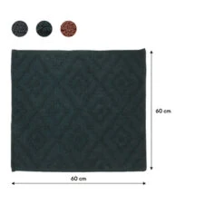 Sealskin Badmat Aztec 60x60cm Donkergroen 16 Sealskin Badmat Aztec 60x60cm Donkergroen -Badkamer Verkoop 123 2294