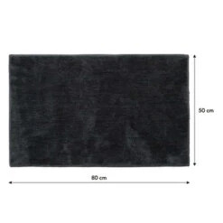 Sealskin Badmat Doux 50x80cm Donkergrijs -Badkamer Verkoop 123 2311