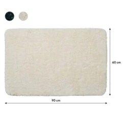 Sealskin Badmat Angora 60x90cm Off-white 14 Sealskin Badmat Angora 60x90cm Off-white -Badkamer Verkoop 123 2406