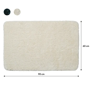 Sealskin Badmat Angora 60x90cm Off-white 8 Sealskin Badmat Angora 60x90cm Off-white - Afbeelding 6