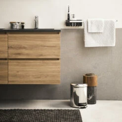 Sealskin Badmat Woodblock 52x90cm Zwart 10 Sealskin Badmat Woodblock 52x90cm Zwart -Badkamer Verkoop 123 2411